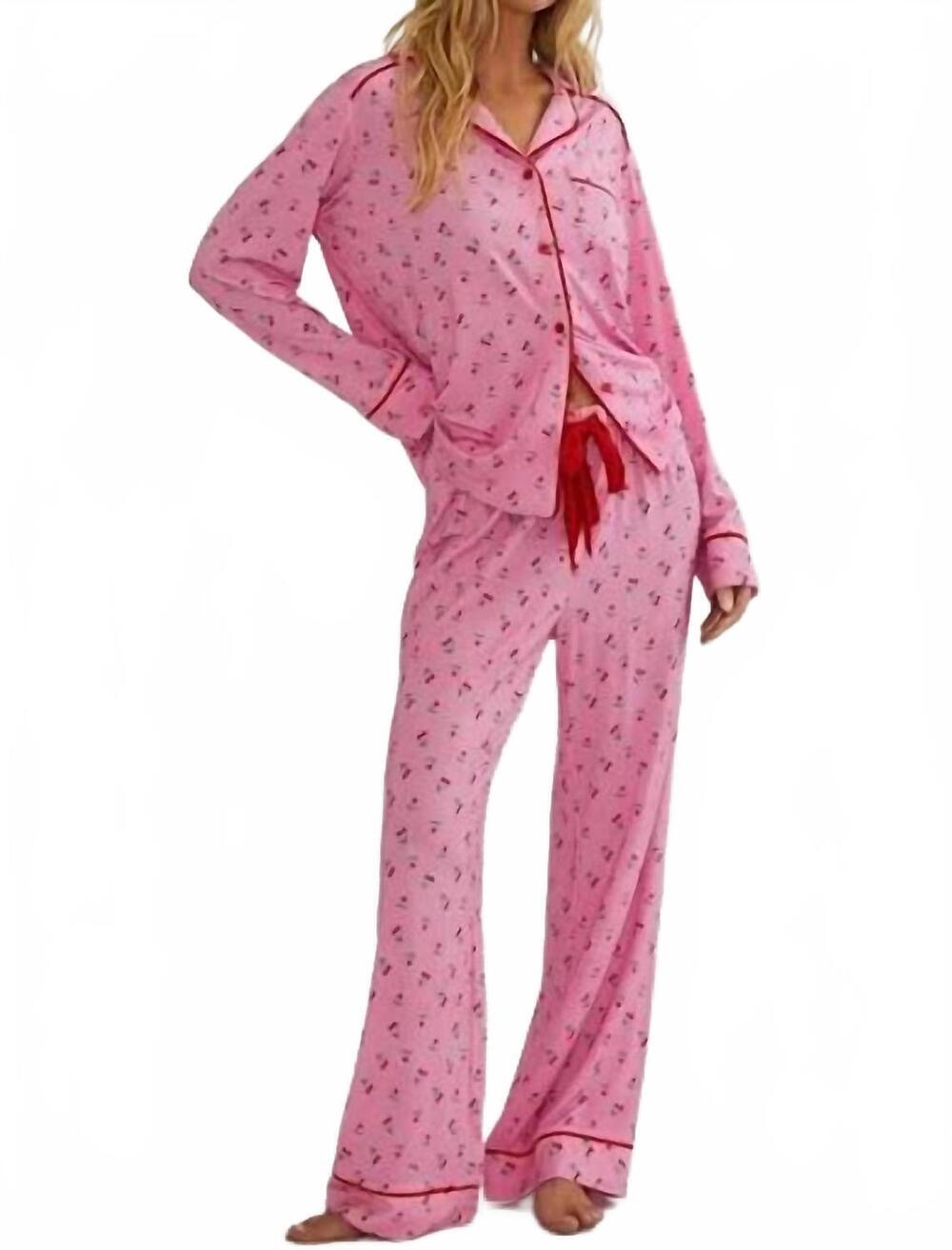 NEW BEACH RIOT livy top & connie pant set in mon cheri